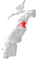 Sørfolds beliggenhed