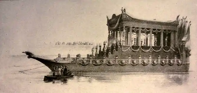 Napoleons katafalkskib, 1840
