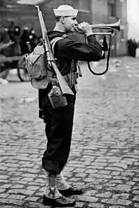 Signalhorn med banderole