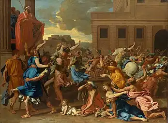 The Abduction of the Sabine Women (1634–35) af Nicolas Poussin