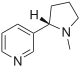 Molecular structure of nicotine