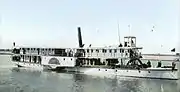 Flodbåd på Nilen, Egypten 1900