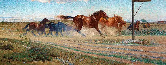 Heste i det fri – Hästar i det fria, 1906