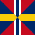 Norsk version af unionsmærket "sildesalaten" 1844-1905