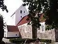 Norup Kirke fra sydøst