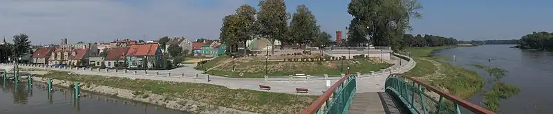 Flodhavnen i Nowa Sól, ved Oder