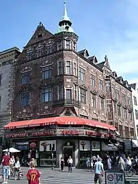 Hjørnet af Nygade og Gammeltorv, København (1898)