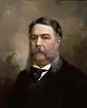 Portræt af Chester A. Arthur (1881). National Portrait Gallery