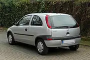 Opel Corsa tredørs (2000–2003)
