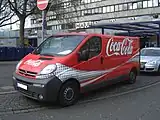 Opel Vivaro kassevogn (2001−2006) fra The Coca Cola Company