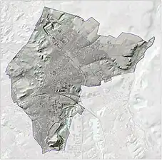 Relief af Landgraaf kommune