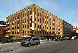 Klarabergsgatan 56-64, et vue mod øst i 2012.