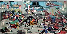 Senere illustration af Slaget ved Osaka