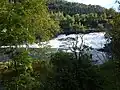 Osfossen nede ved Dalsfjorden.Foto: Jan-Tore Egge