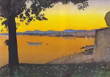 Oslo fra Akershus, ca. 1900