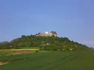 Veste Otzberg på vulkanen Otzberg