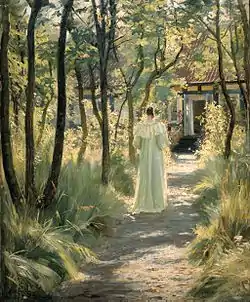 P.S. Krøyer, Marie i haven, 1895