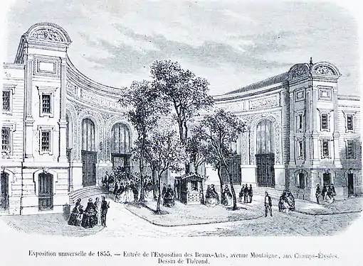 Palais des Beaux-ArtsAvenue MontaigneAnvendt til Salon des Refusés