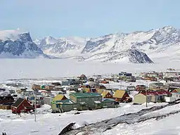 "Uptown" Pangnirtung. April 2006