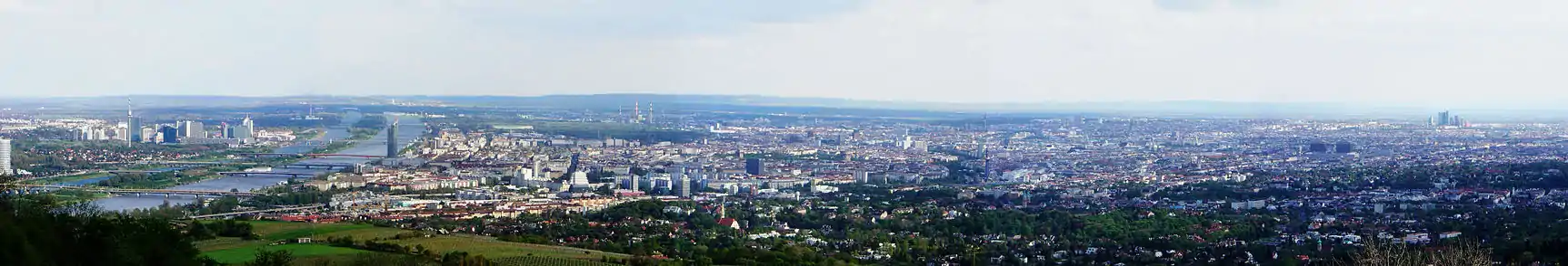 Panorama over Wien, fra Kahlenberg