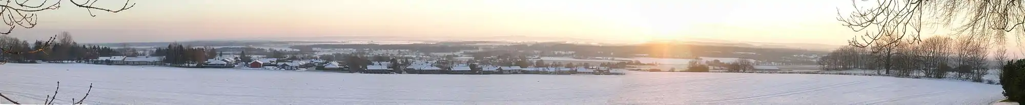 Panorama set fra Harlösa kyrka