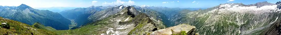 Panorama view from Ankogel