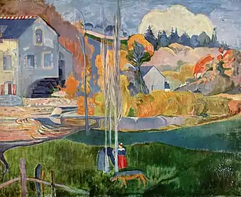 Gauguin: David-møllen i Pont-Aven, 1894