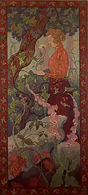 Ung kvinde bag digitalis, 1899