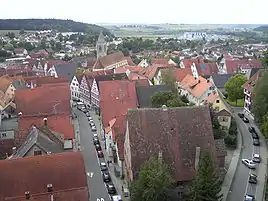 Pfullendorf set fra Oberes Tor