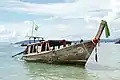 Long-tail båd ved Phra Nang beach, Krabi (2012)