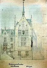 Design rådhus, 1894