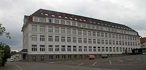 Lemberger Strasse med Peter Kaiser skofabrik