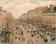 Boulevard Montmartre i Paris, 1897, Eremitagen