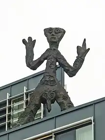Skulptur på Art'otel i Dresden