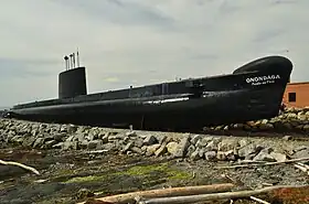 HMSC Onondaga i 2013 som en del af sit eget museum.