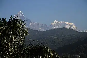 Toppen af Machapuchare