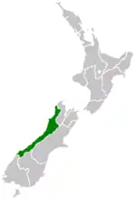 Region West Coast på Sydøen