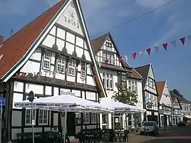 Bindingsværkshuse i  Quakenbrück