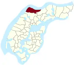 Placeringen af kommunen i {{{amt}}}.