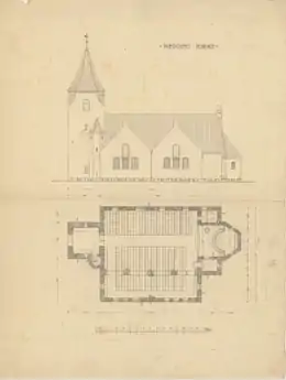Plan og opstalt fra syd