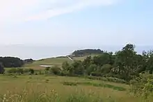 Spidsen af Røsnæs set fra Vågehøj