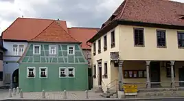 Kirchenburgtor, borgerhus og rådhuset i Kleinlangheim; Rådhuset i Kleinlangheim er det ældste i landkreisen