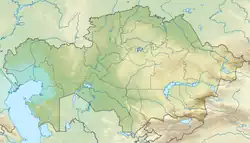 Khan Tengri ligger i Kasakhstan