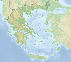 Thermaikos-bugten ligger i Grækenland