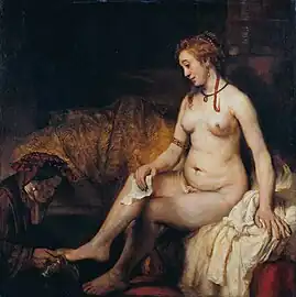 Bathsheba i badet, også med Hendrickje som model, 1654