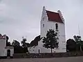Revninge Kirke fra nordvest