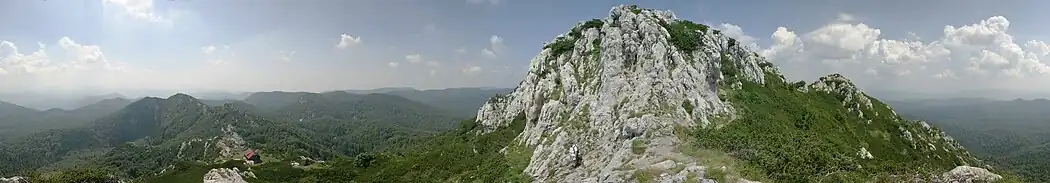 Panorama over Risnjak Nationalpark