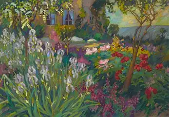 Le jardin aux iris, ca. 1920(Irishaven)