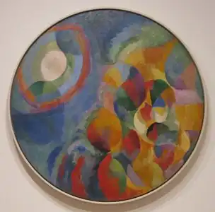 Robert Delaunay: Samtidige kontraster: Sol og måne Simultaneous Contrasts: Sun and Moon, 1912-13, Museum of Modern Art