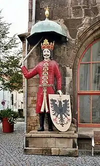 Statue af Roland i Nordhausen